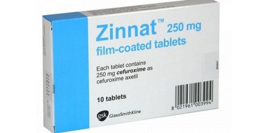 "Зиннат" 250 мг